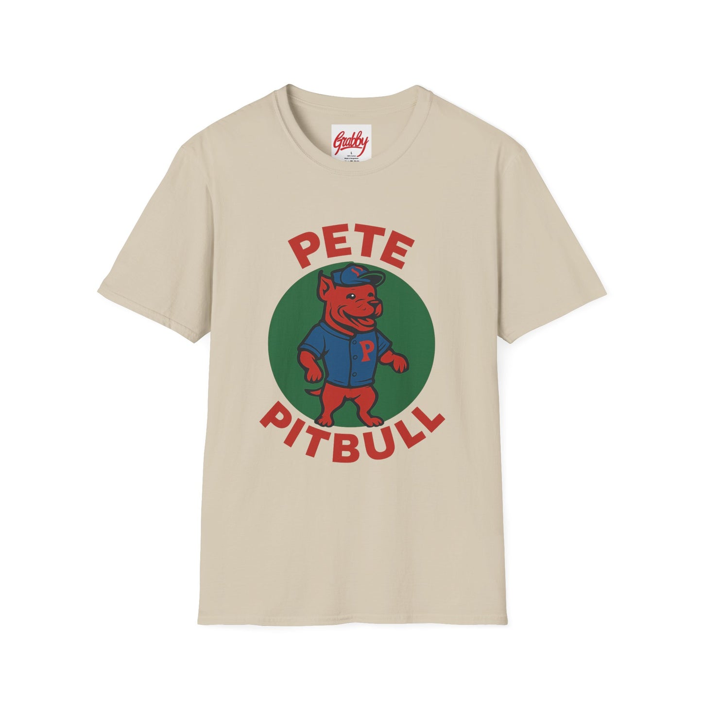 Pete Pitbull Graphic Unisex T-Shirt, Pet Lover Gift, Casual Wear, Funny Dog Tee, Dog Owner Apparel, Birthday Present