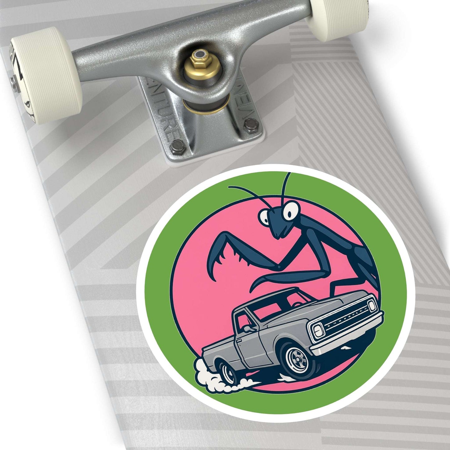 Vibrant Insect Truck Stickers, Fun Car Decor, Outdoor Moth Design, Laptop Accessories, Gift for Nature Lovers