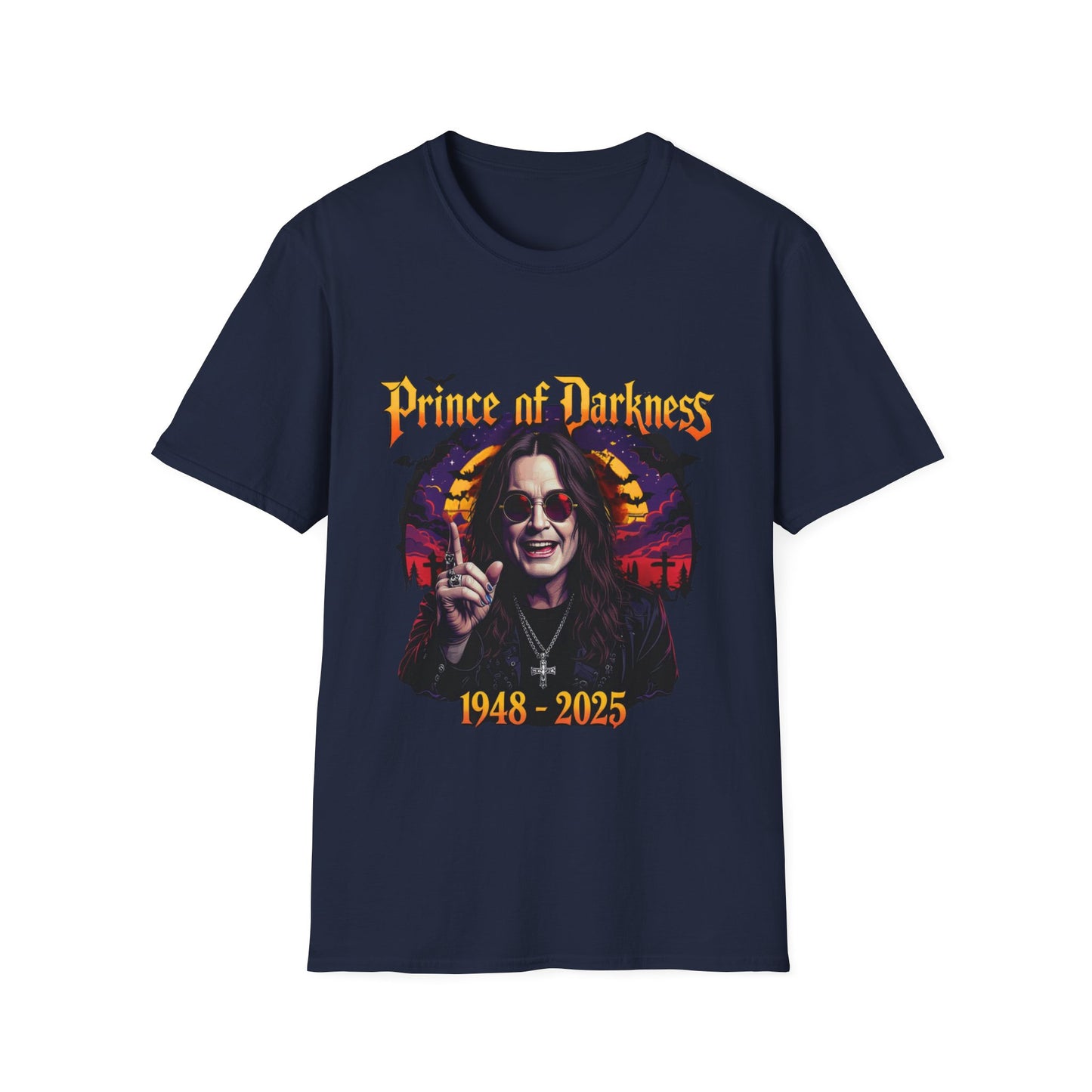 Ozzy Osbourne tribute shirt. you're not truly gone you will be in our hearts forever