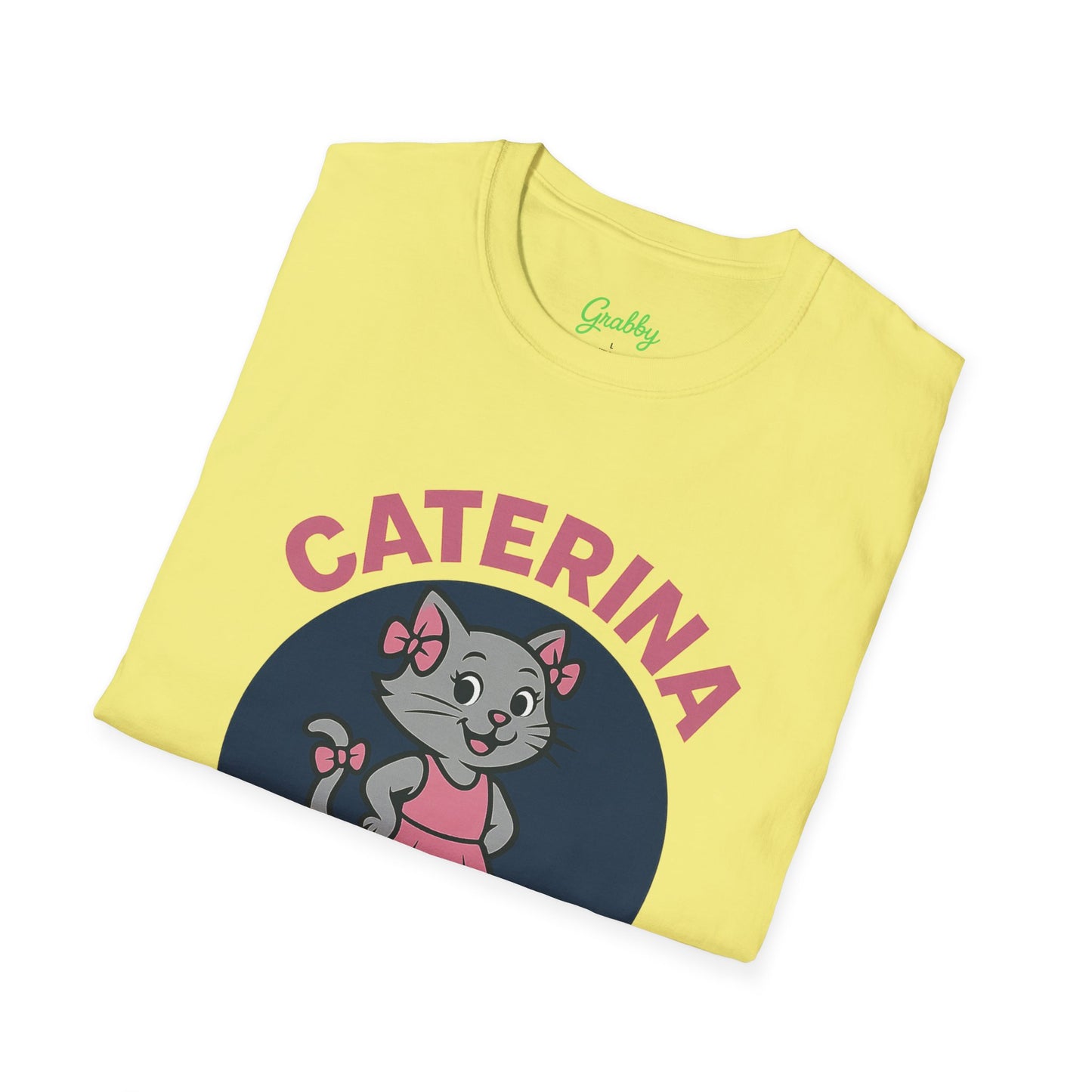 Cute Cat Graphic T-Shirt, Caterina Cat Design, Unisex Tee for Cat Lovers, Birthday Gift, Casual Wear, Animal Lover Shirt