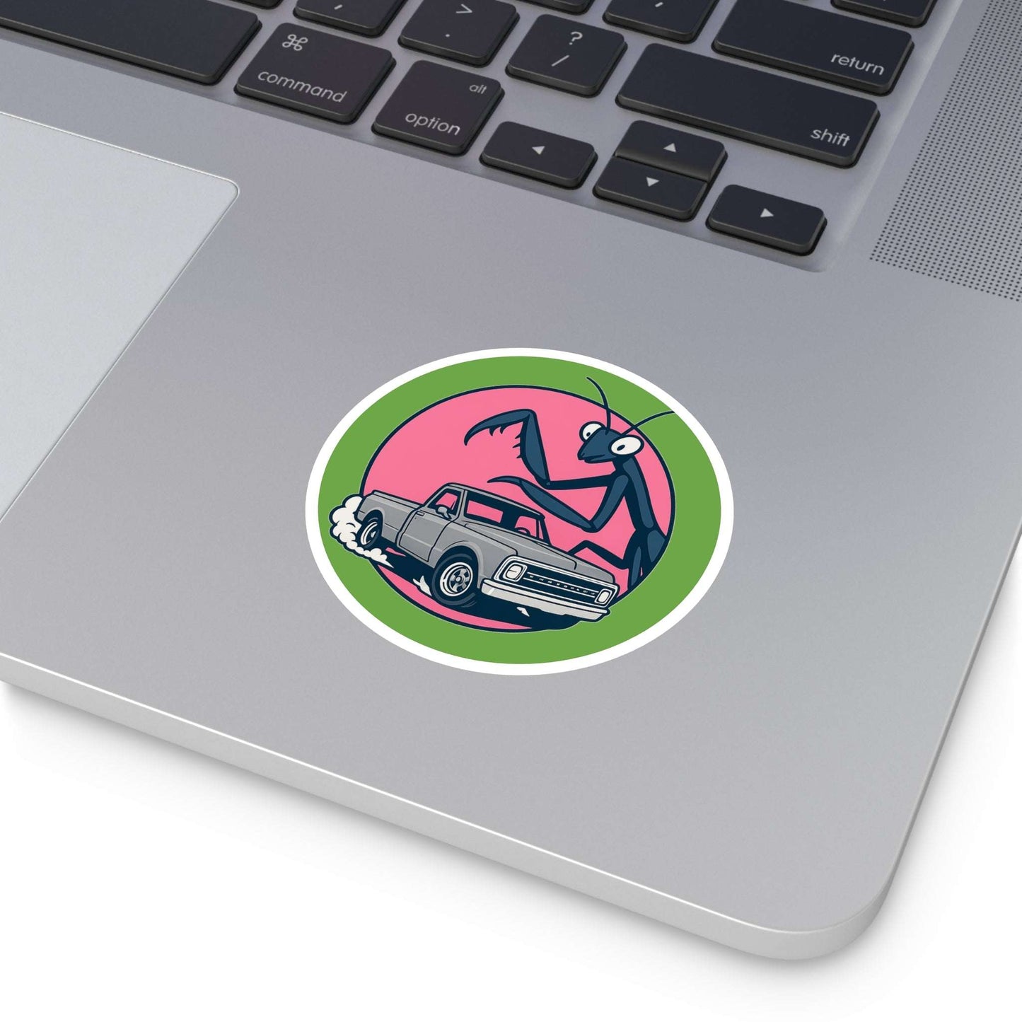 Vibrant Insect Truck Stickers, Fun Car Decor, Outdoor Moth Design, Laptop Accessories, Gift for Nature Lovers