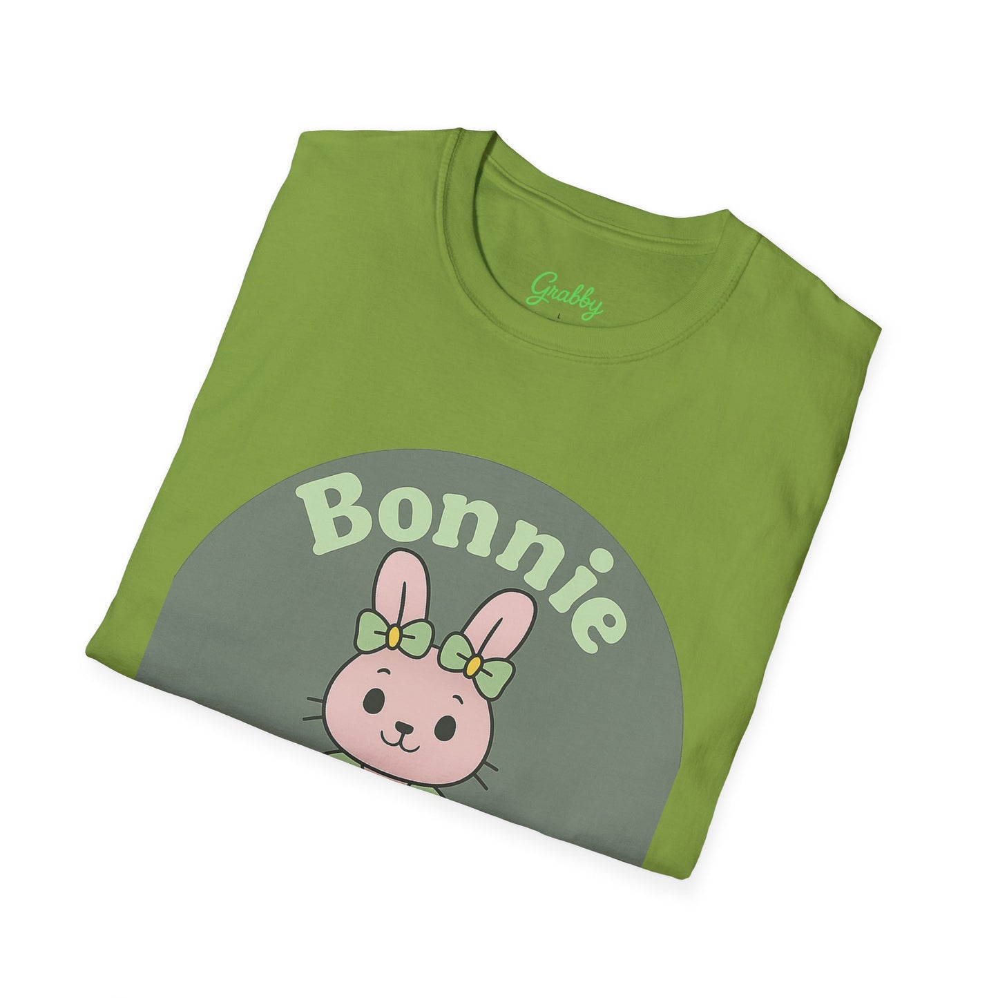 Bonnie Bunny Unisex T-Shirt, Cute Cartoon Tee for Kids and Adults, Perfect for Easter, Spring Celebrations, Everyday Wear, Gift Idea