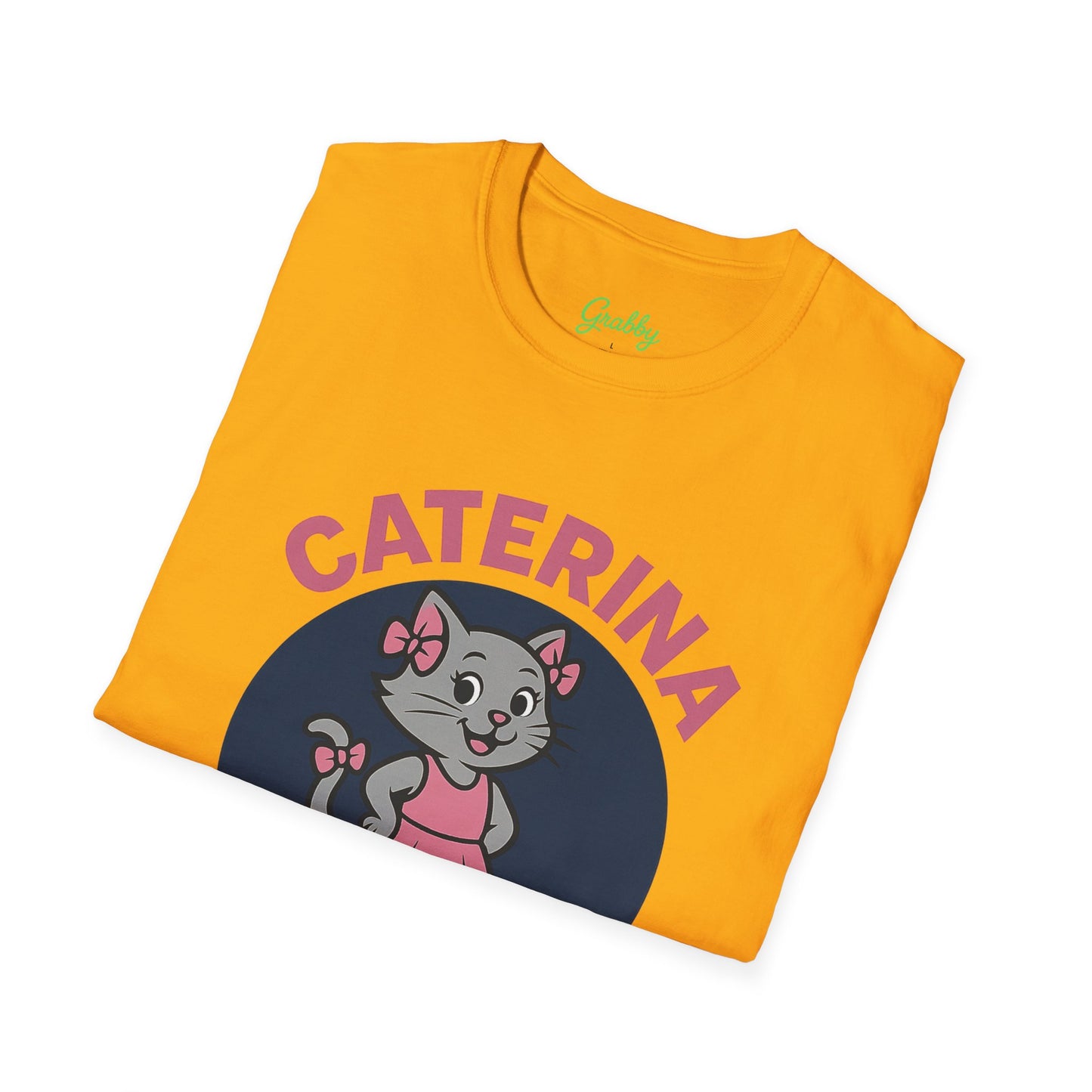Cute Cat Graphic T-Shirt, Caterina Cat Design, Unisex Tee for Cat Lovers, Birthday Gift, Casual Wear, Animal Lover Shirt