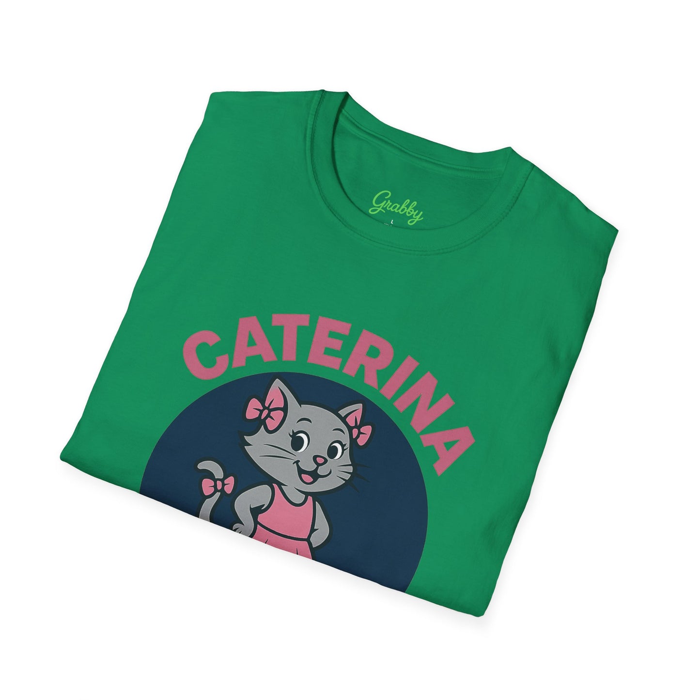Cute Cat Graphic T-Shirt, Caterina Cat Design, Unisex Tee for Cat Lovers, Birthday Gift, Casual Wear, Animal Lover Shirt