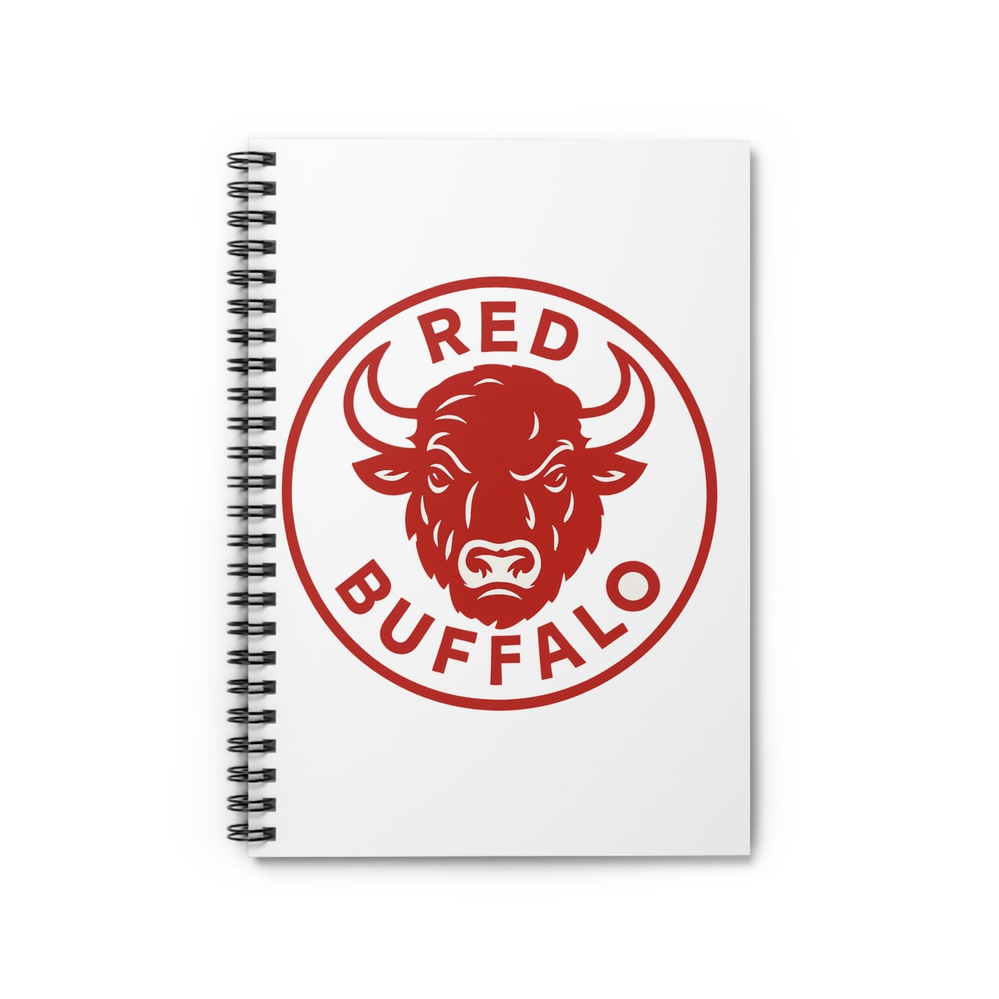 Red Buffalo Spiral Notebook - Perfect for Students, Journal Lovers, Gift for Writers, Back to School, Note-taking