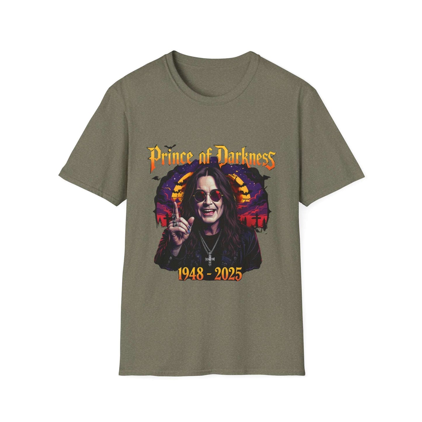 Ozzy Osbourne tribute shirt. you're not truly gone you will be in our hearts forever