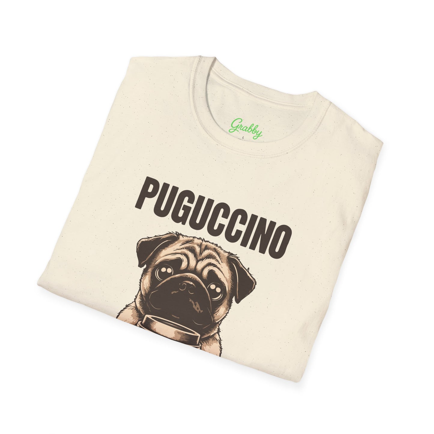 Pug Coffee Lover T-Shirt, Funny Dog Tee, Gift for Pet Owners, Casual Wear, Cute Shirt for Coffee Lovers, Unisex Softstyle Tee