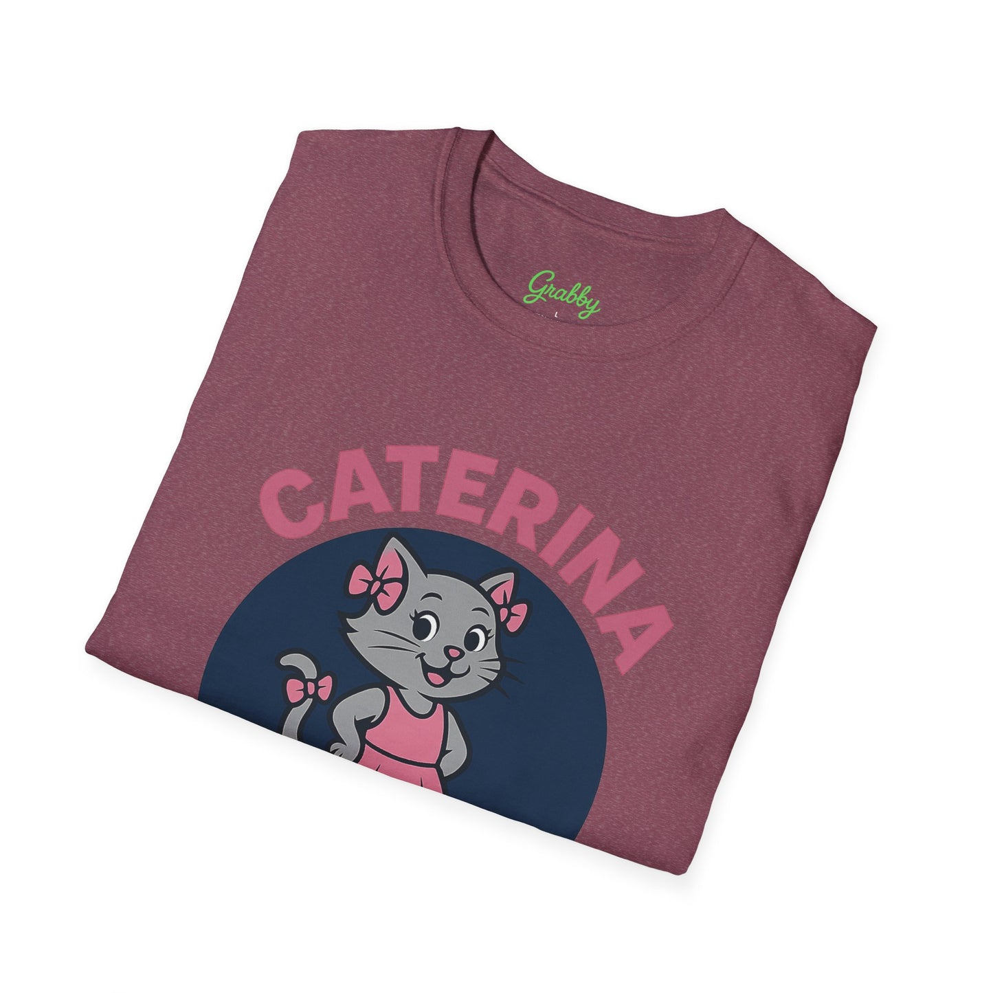 Cute Cat Graphic T-Shirt, Caterina Cat Design, Unisex Tee for Cat Lovers, Birthday Gift, Casual Wear, Animal Lover Shirt